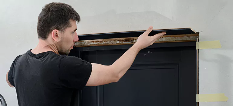 Wood Door Hole Repair in Merritt Island, FL